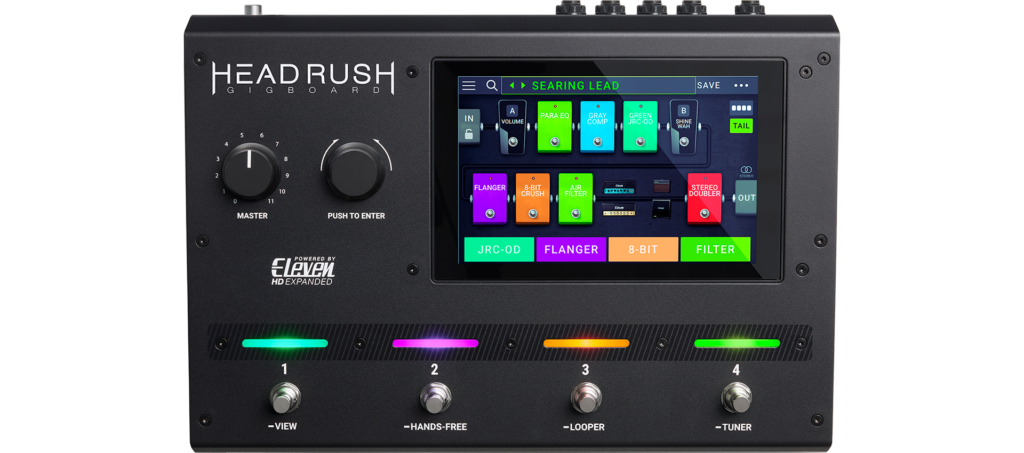 Headrush Gigboard - Front View