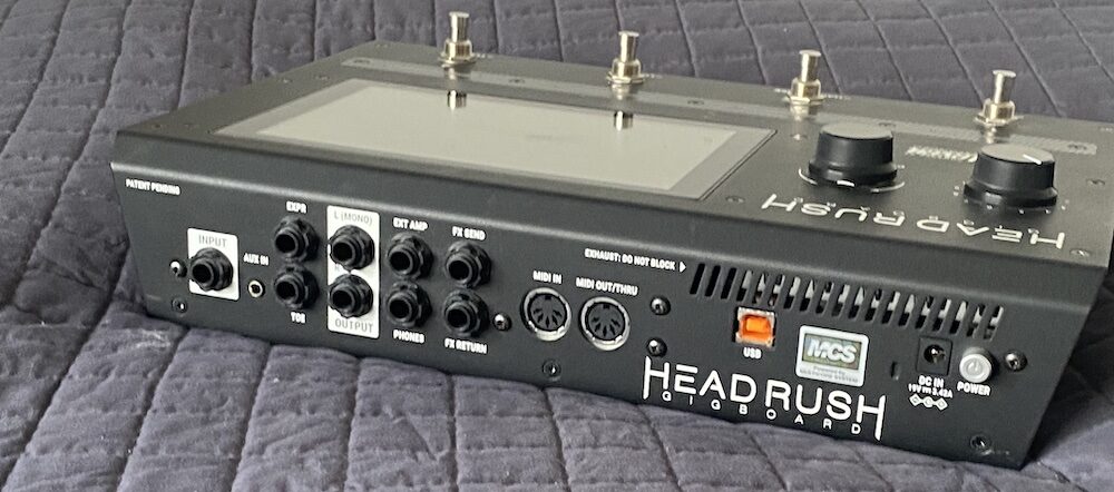 HeadRush Gigboard - Inputs & Outputs