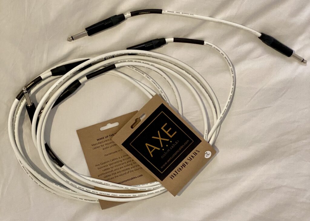 Axe Custom Guitar Cables - All the cables i ordered
