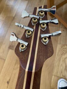 CMG Custom Guitars - Back of the Headstock