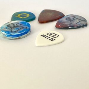 All the OKS Guitar Picks - Side View