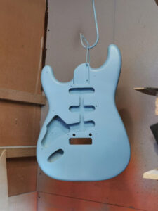 Custom Guitar - After a few coats of Nitro