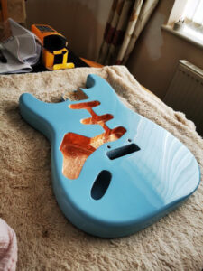 Custom Guitar - Body With Foil