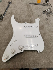 Custom Strat Guitar - Electronics and Controls all done
