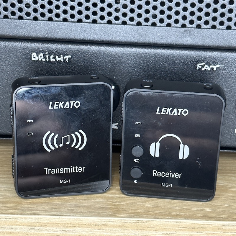 LEKATO Wireless in-Ear Monitor 2.4G Stereo Transmitter Receiver