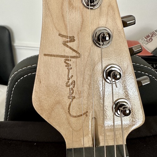 Munson Tempest Guitar - Headstock