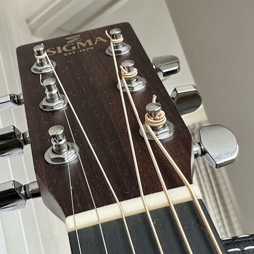 Sigma Acoustic Guitar - HeadStock