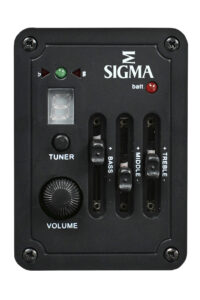 Sigma Acoustic Guitar - Pre-Amp Pic