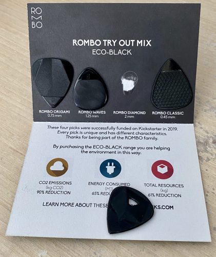 Rombo Guitar Picks - Eco Packaging
